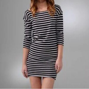 Alice + Olivia Sabrina Striped Dress